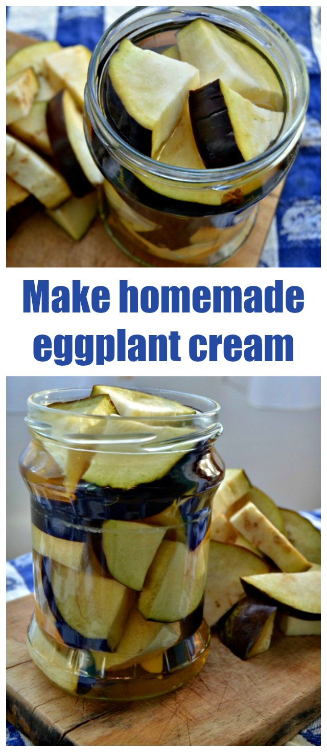 How to make homemade eggplant cream?