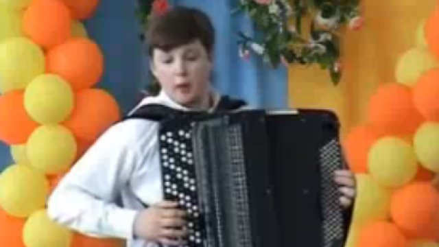 Many people can play the accordion, but this boy is a genius