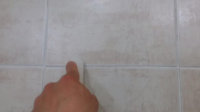 Why to rub wax onto new bathroom tiles
