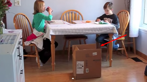 These parents decided to surprise their children. How? Wait to see what’s inside the box!
