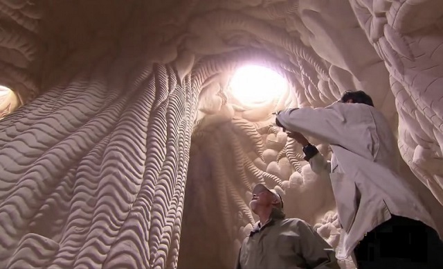 A man who lived in a desert for a quarter of a century to create masterpieces