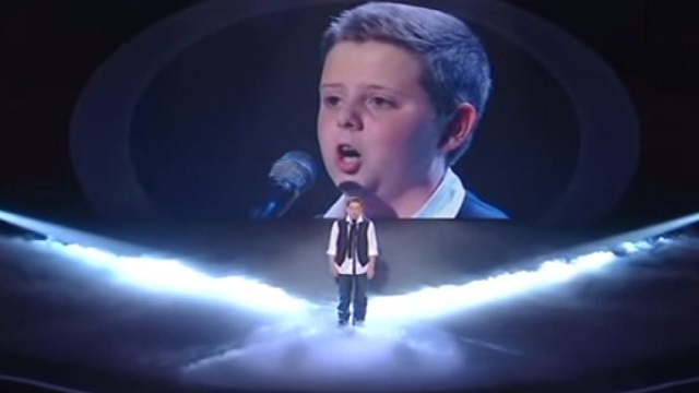 He looked like an average 14 year old boy – Wait until he began to sing!