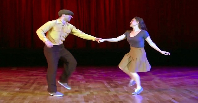 Dancers Wow The Audience At 'Rock That Swing' Festival