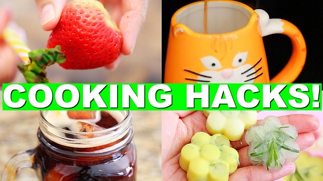 In just two minutes, you can learn 12 very useful tricks which will help you in the kitchen