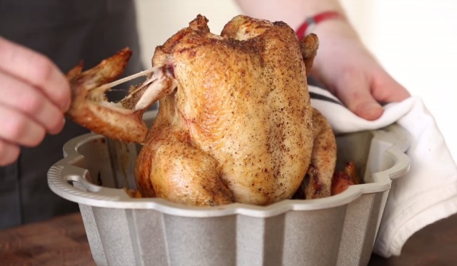 How to roast chicken in a bundt pan with the most delicious results