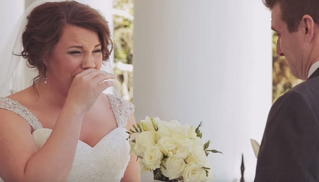 This bride got a gift on her wedding day that has been saved for 20 years