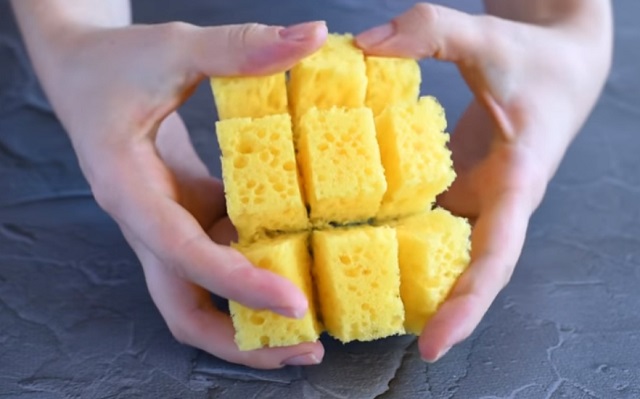 10 amazing ideas that will convince you not to throw away a used sponge